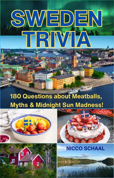 Amazon book cover SWEDEN TRIVIA